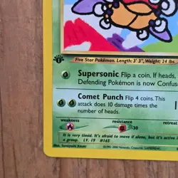 🔥Ledyba Pokemon Card 63/111 Neo Genesis 1st Edition Non-Holo 2000 WOTC 40HP-LP - Image 5