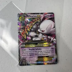 M Mewtwo EX #64 NM XY BREAKthrough Pokemon Card Mega Mewtwo Y - Image 2