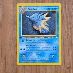 🔥Seadra Pokemon Card 48/111 Neo Genesis 1st Edition Non-Holo 2000 WOTC 70HP-LP - Image 1