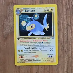 🔥Lanturn Pokemon Card 38/111 Neo Genesis 1st Edition Non-Holo 2000 WOTC 70HP-LP - Image 1