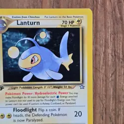 🔥Lanturn Pokemon Card 38/111 Neo Genesis 1st Edition Non-Holo 2000 WOTC 70HP-LP - Image 3