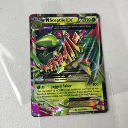 Pokemon TCG Mega M Sceptile EX 8/98 Ancient Origins 2015 Full Art Holo Card Mega - Image 2