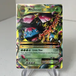 2016 Mega Venusaur EX Ultra Rare Pokemon TCG XY Evolutions Holo Card 2/108 NM - Image 1