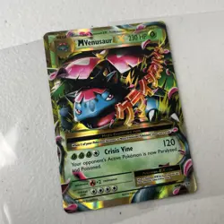 2016 Mega Venusaur EX Ultra Rare Pokemon TCG XY Evolutions Holo Card 2/108 NM - Image 2
