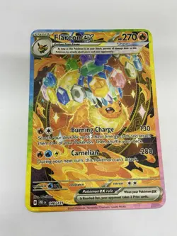 Flareon EX Gold Metal Pokemon Card-Collectible Gift Display！Christmas LIKE - Image 4