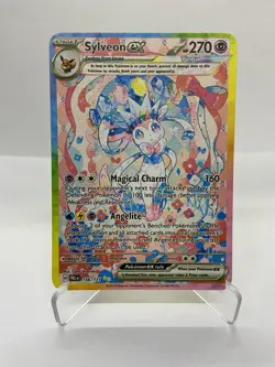 Sylveon EX Gold Metal Pokemon Card-Collectible Gift Display！Christmas LIKE - Image 4