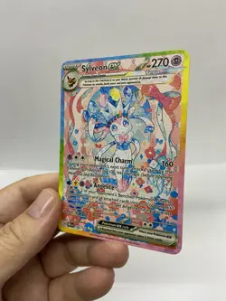 Sylveon EX Gold Metal Pokemon Card-Collectible Gift Display！Christmas LIKE - Image 5