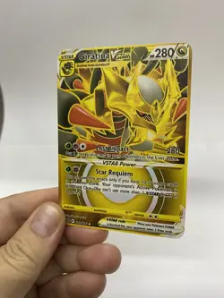 Giratina V Gold Metal Pokemon Card-Collectible Gift Display！Christmas LIKE P - Image 5