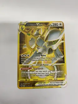 Arceus V Gold Metal Pokemon Card-Collectible Gift Display！Christmas LIKE - Image 4