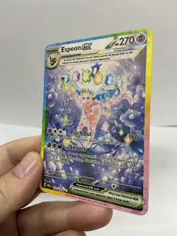 Espeon EX Gold Metal Pokemon Card-Collectible Gift Display！Christmas LIKE - Image 2