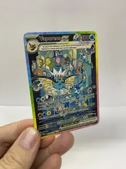 Vaporeon EX Gold Metal Pokemon Card-Collectible Gift Display！Christmas LIKE - Image 4