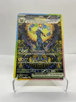 Umbreon EX Gold Metal Pokemon Card-Collectible Gift Display！Christmas LIKE - Image 4