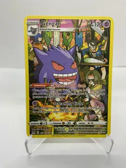 Gengar Gold Metal Pokemon Card-Collectible Gift Display！Christmas LIKE - Image 3
