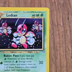 🔥Ledian Pokemon Card 39/111 Neo Genesis 1st Edition Non-Holo 2000 WOTC 60HP-LP - Image 3