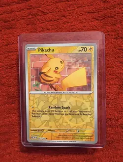Pokemon TCG SV05: Temporal Forces Pikachu Reverse Holo Card 051/162 - Image 4