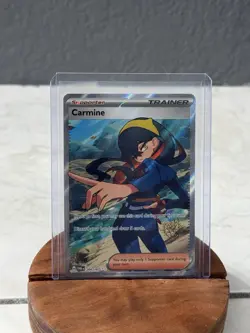 Pokemon TCG Carmine Scarlet & Violet Twilight Masquerade Holo Ultra Rare Card - Image 1