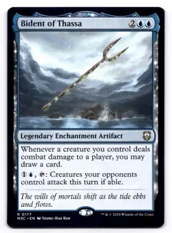 Bident of Thassa NM Commander: Modern Horizons 3 0177 MTG Regular - Image 1