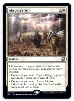Akroma's Will NM Commander: Modern Horizons 3 0165 MTG Regular - Image 1