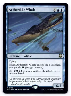Aethertide Whale NM Commander: Modern Horizons 3 0175 MTG Regular - Image 1