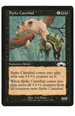 MTG Spike Cannibal Exodus Uncommon LP - Image 1