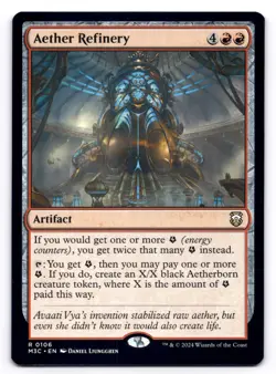 Aether Refinery NM Commander: Modern Horizons 3 0106 MTG Regular - Image 1