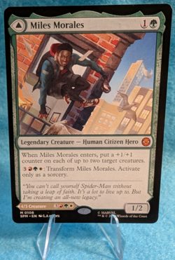 x1 Miles Morales MTG Marvel's Spider-Man Regular - Human Citizen Hero - #108 - Image 1