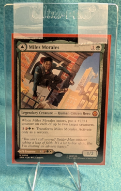 x1 Miles Morales MTG Marvel's Spider-Man Regular - Human Citizen Hero - #108 - Image 4