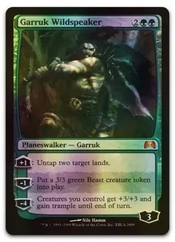 Garruk Wildspeaker #XBLA 2009 (Foil) (NM) Media Promos MEDIA Magic MTG - Image 1