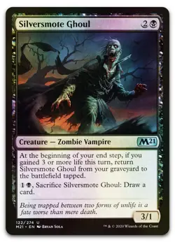Silversmote Ghoul #122 (Foil) (NM) Core Set 2021 M21 Magic MTG - Image 1