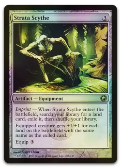 Strata Scythe #206 (Foil) (NM) Scars of Mirrodin SOM Magic MTG - Image 1