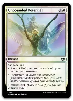 Unbounded Potential #67 (Foil) (NM) Commander Masters CMM Magic MTG - Image 1