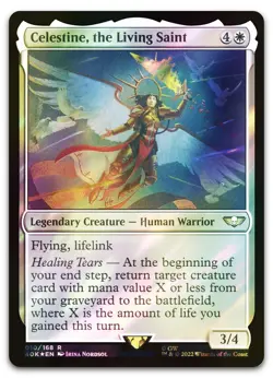 Celestine, the Living Saint (Surge Foil) #10 (NM) Warhammer 40,000 40K Magic MTG - Image 1