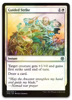 Guided Strike #23 (Foil) (NM) Iconic Masters IMA Magic MTG - Image 1