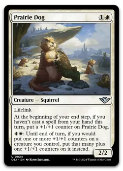 Prairie Dog #24 (NM) Thunder Junction OTJ Magic MTG - Image 1