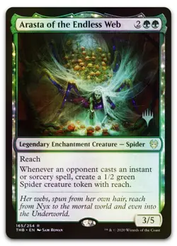 Arasta of the Endless Web #165 (Foil) (NM) Theros Beyond Death PPTHB Magic MTG - Image 1