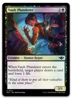 Vault Plunderer #114 (Foil) (NM) Thunder Junction OTJ Magic MTG - Image 1