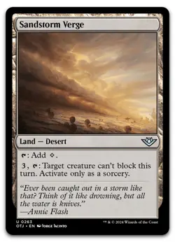 Sandstorm Verge #263 (NM) Thunder Junction OTJ Magic MTG - Image 1