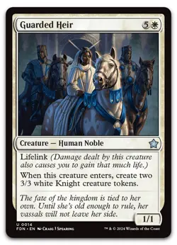 Guarded Heir #14 (NM) Foundations FDN Magic MTG - Image 1