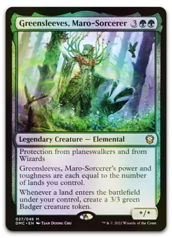 Greensleeves, Maro-Sorcerer #27 (Foil) (NM) Dominaria United DMC Magic MTG - Image 1