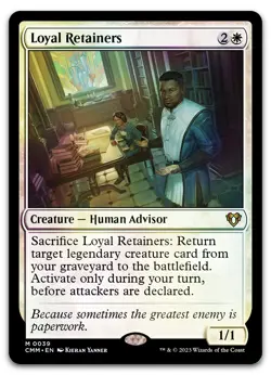 Loyal Retainers #39 (Foil) (NM) Commander Masters CMM Magic MTG - Image 1