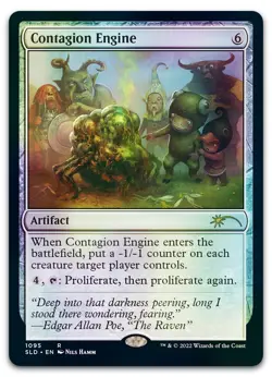 Contagion Engine #1095 (Foil) (NM) Secret Lair Drop SLD Magic MTG - Image 1
