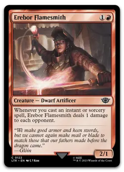 Erebor Flamesmith #122 (NM) Lord of the Rings LTR Magic MTG - Image 1