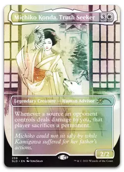 Michiko Konda, Truth Seeker #259 (Foil) (NM) Secret Lair Drop SLD Magic MTG - Image 1