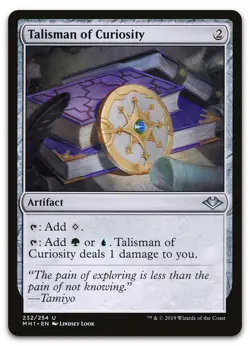 Talisman of Curiosity #232 (NM) Modern Horizons MH1 Magic MTG - Image 1
