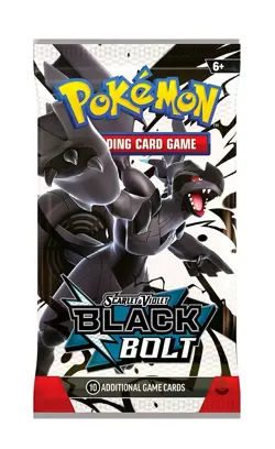 Pokemon SV Black Bolt Booster Pack - 10 Cards / Pack - SEALED - Image 1