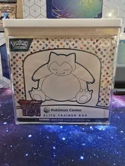 151 Pokemon Center ETB Elite Trainer Box Scarlet & Violet Pokemon TCG SEALED/NEW 820650854668 - Image 1