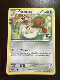 Fletchling RC25/RC32 DMG Pokemon TCG XY Generations Radiant Collection - Image 1