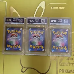 2025 Pokemon Japanese McDonald's Pikachu Promo PSA 10 Gem Mint Set of 3 - Image 2