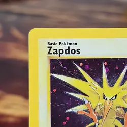 1999 Zapdos Fossil Holo Rare 15/62 Vintage pokemon WIZARDS OF THE COAST - Image 2