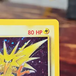 1999 Zapdos Fossil Holo Rare 15/62 Vintage pokemon WIZARDS OF THE COAST - Image 3